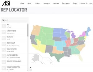 ASI Architectural Rep Network Map