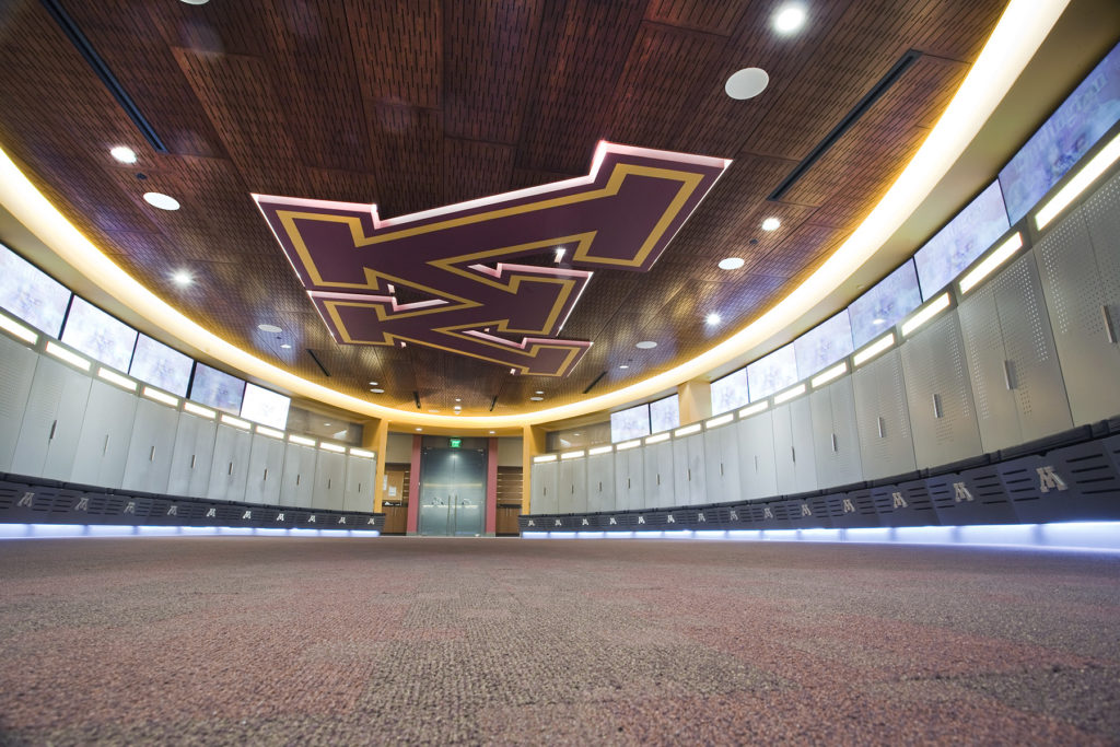 University of Minnesota - Football Locker Room
