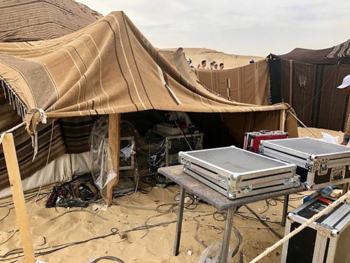 Calrec Brio Keeps Its Cool for Mark Butler in the Egyptian Desert