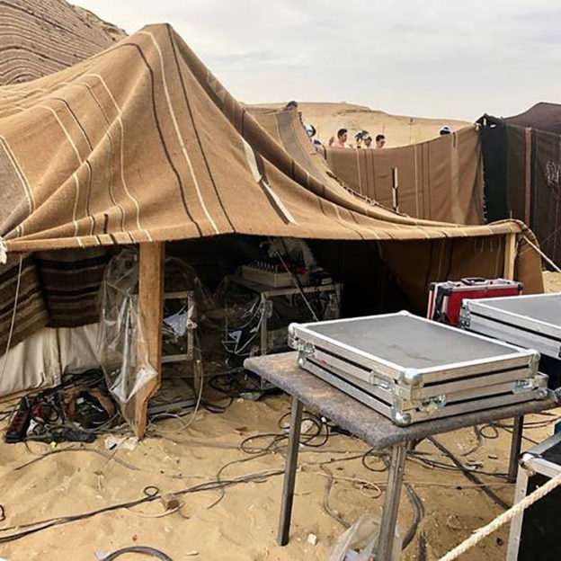 Calrec Brio Keeps Its Cool for Mark Butler in the Egyptian Desert