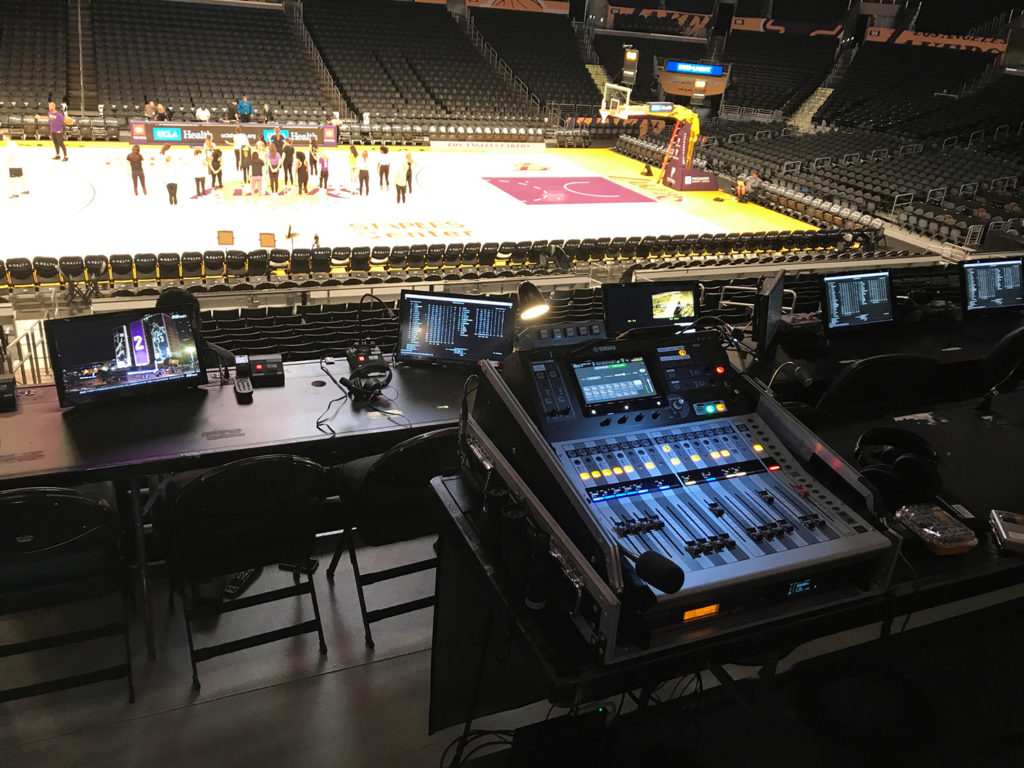 LA Lakers Broadcast - Studio Technologies Model 205 Announcer's Console