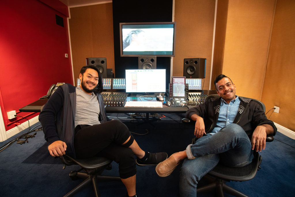 Producer/Mixer Alvin Wee and composer Rendra Zawawi