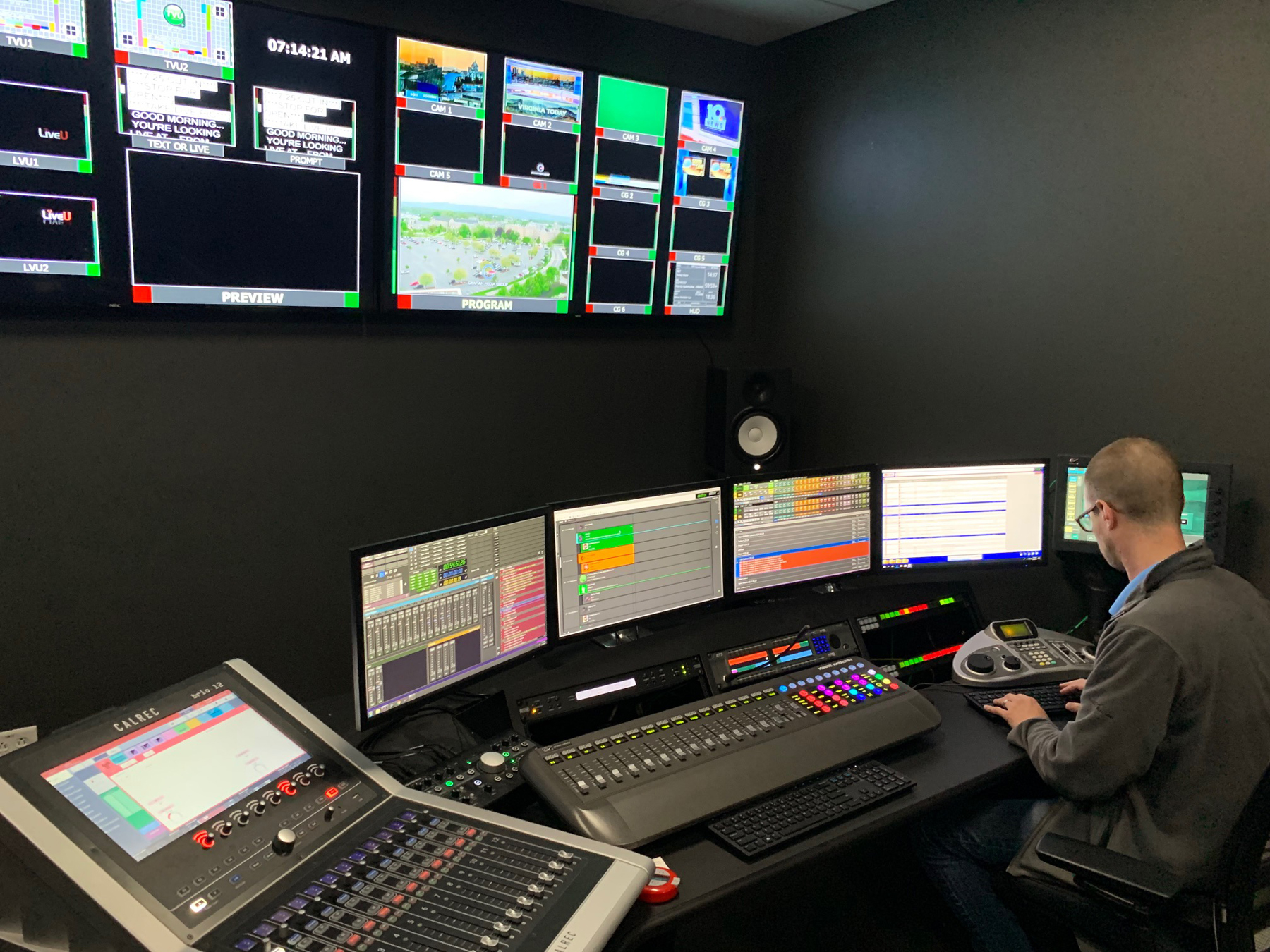 Calrec Audio - Digital Video Group - WSLS Broadcast Studio