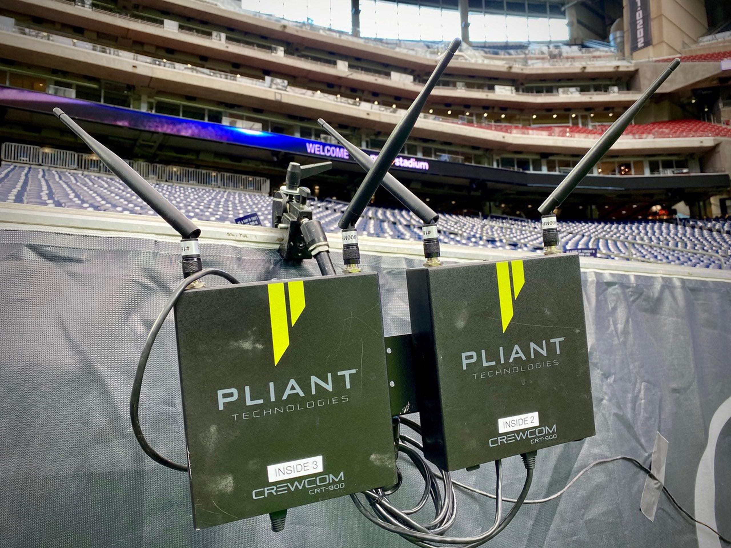 Pliant CrewCom in use by AY Productions