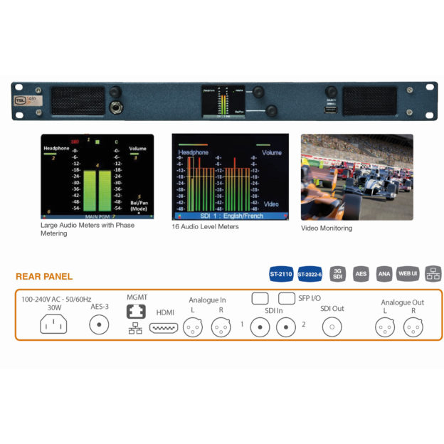 TSL Brings its IP Expertise to the MPA1 Audio Monitoring Range