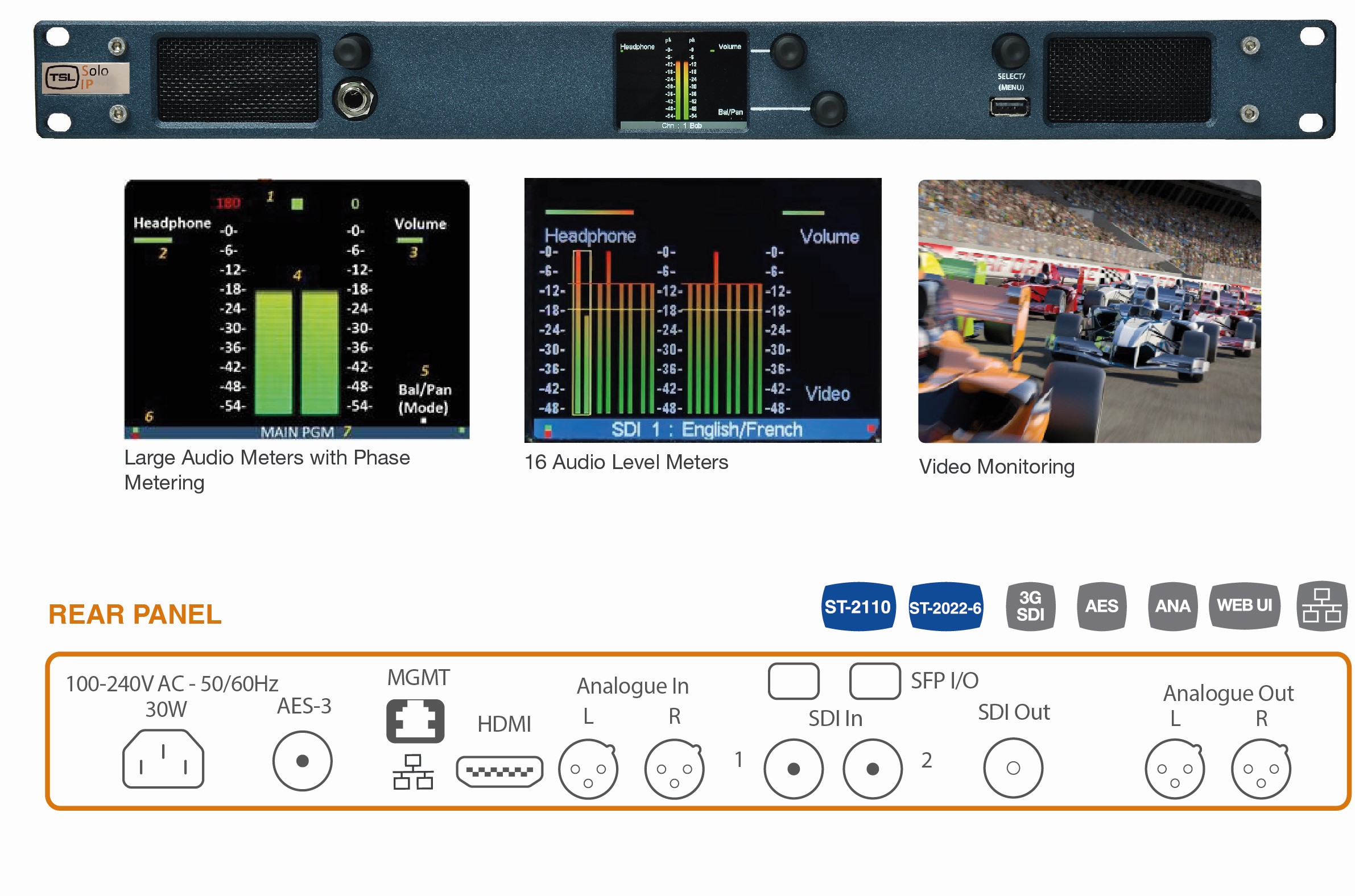 MPA1 Audio Monitoring Range Adds MPA1-SOLO-IP