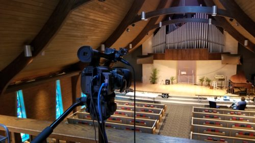 First United Methodist Church Live Streams and Records Services with JVC 500 Series