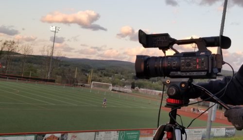 WMBS Radio Pivots with JVC GY-HC500SPC CONNECTED CAM for Video Sports Broadcasts
