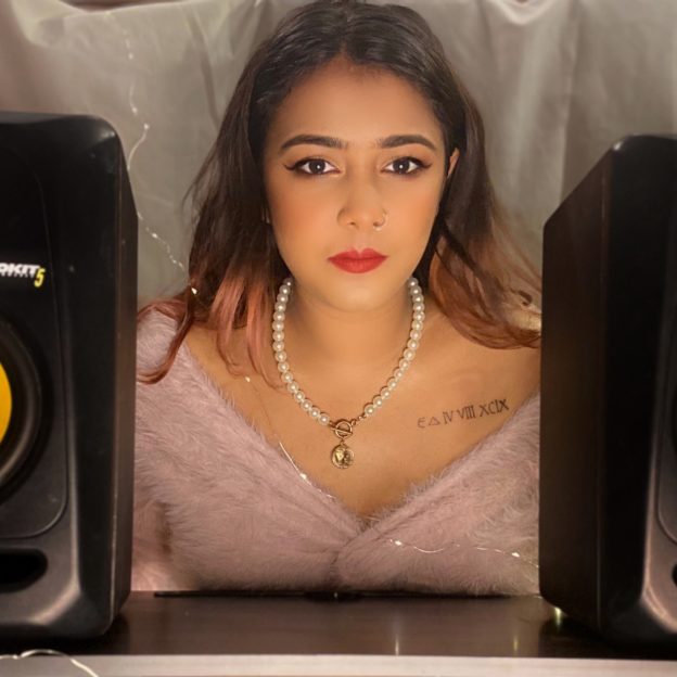 Bollywood Star Esani Dey Deploys KRK Studio Monitors