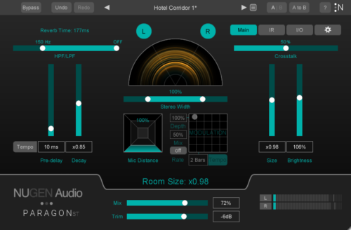 NUGEN Audio Releases Paragon ST – a Mono/Stereo Version of its Renowned Convolution Reverb Software