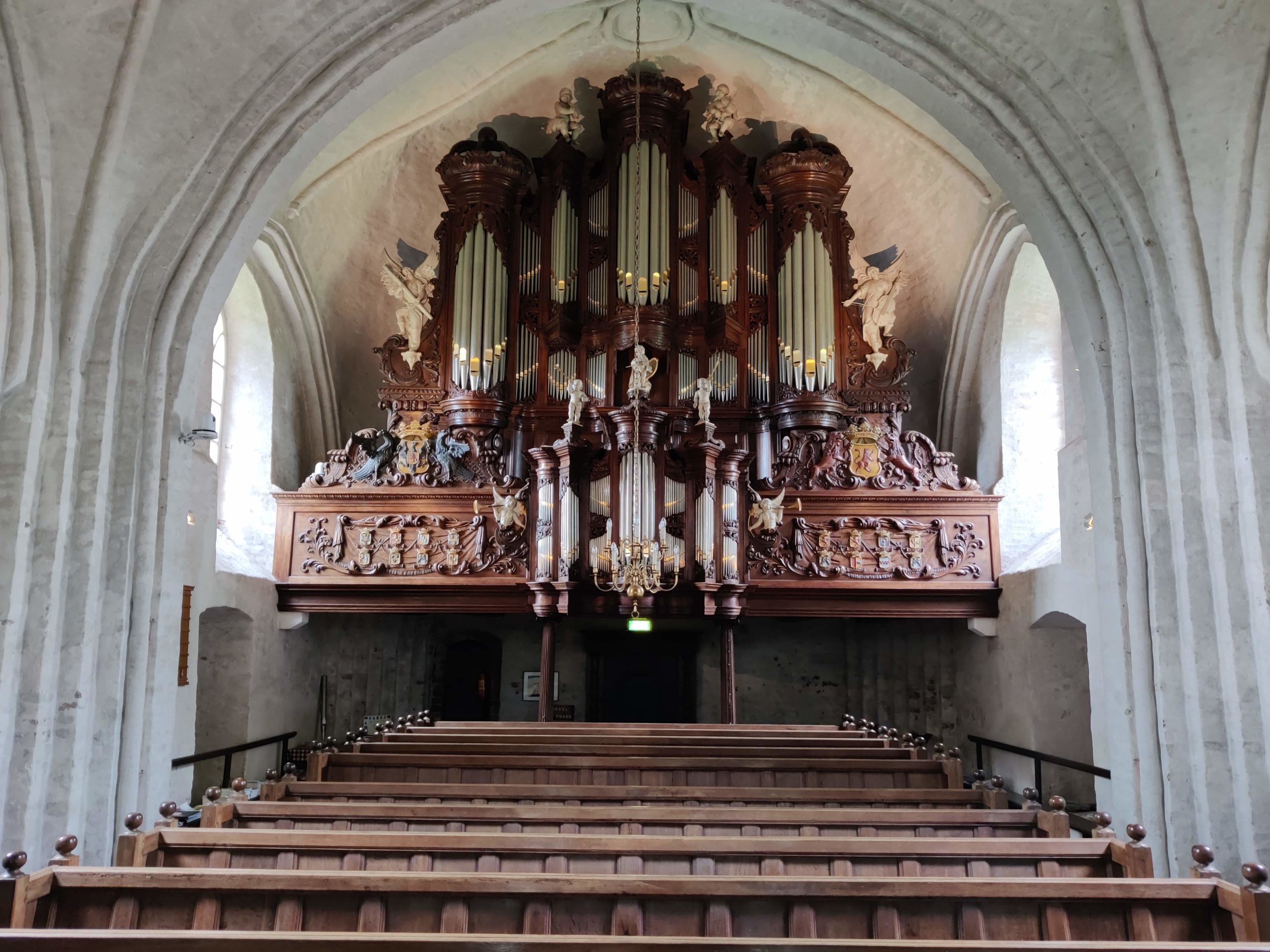 The organ at Petruskerk van Leens