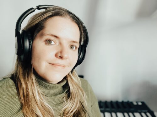 Maria Linares Crafts Music Masterpieces with KRK Headphones
