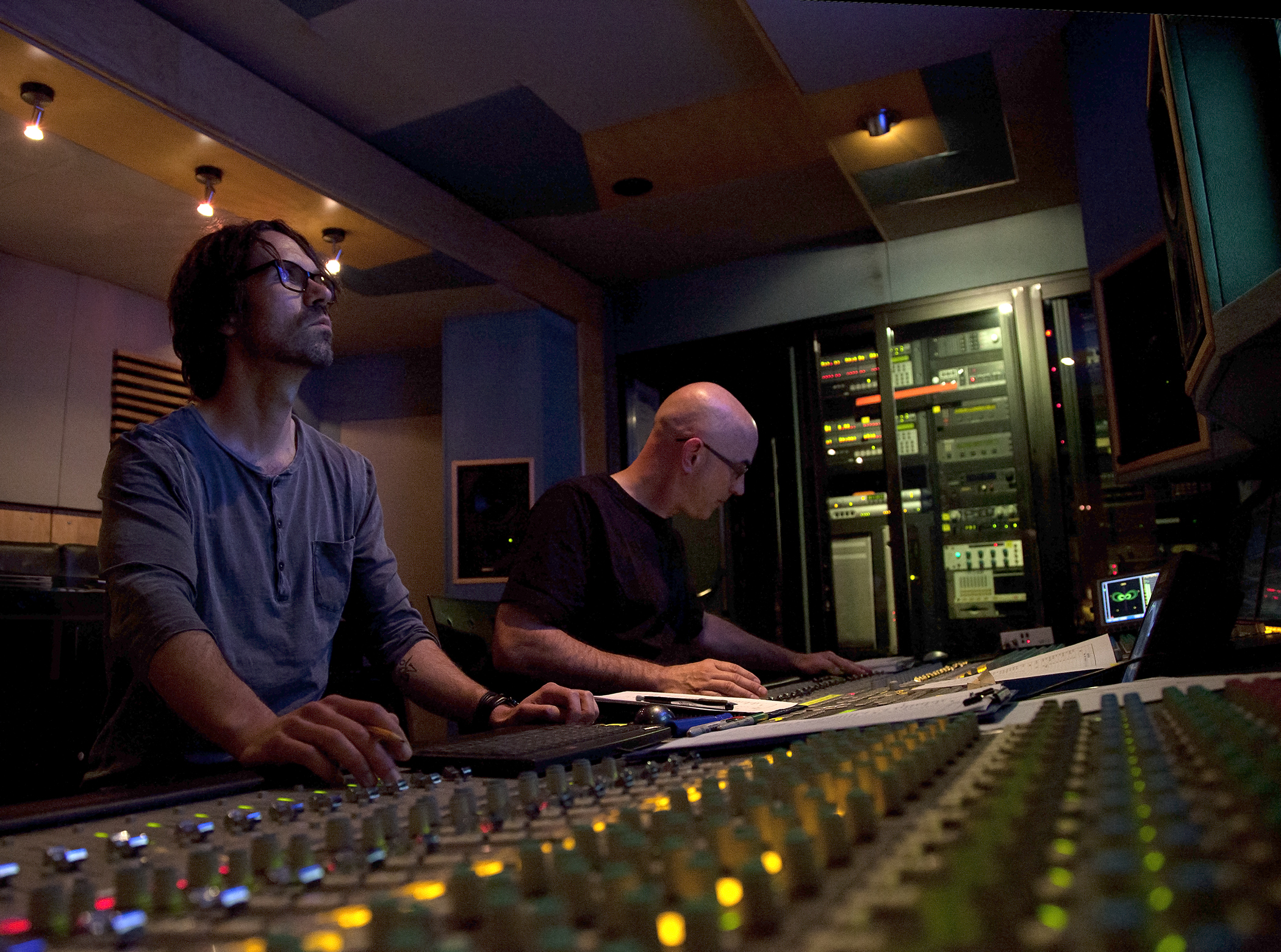 GRAMMY® Award-winning Producer and Mixer David Bottrill and his longtime freelance collaborator, GRAMMY-nominated Engineer, Mixer and Producer Ryan McCambridge, working on the original and Dolby Atmos mixes for Mastodon album - Hushed and Grim