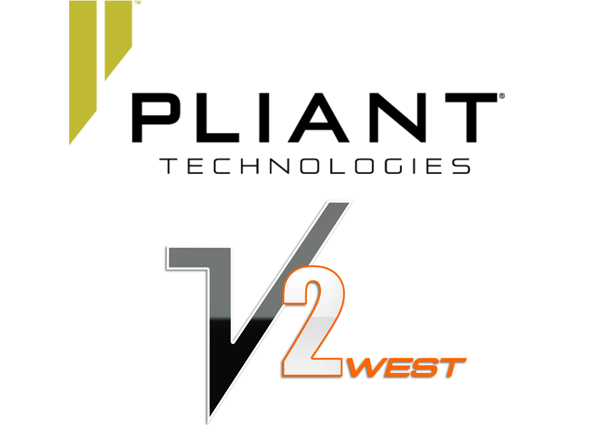 Pliant Technologies and Vision2 West Marketing logos