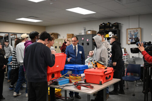 Custom Electronics, Inc. (CEI) Shares the Power of Energy Storage Technology with Local Students