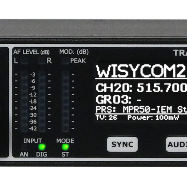 Wisycom Announces Updates to MTK982 Dual-Wideband Transmitter at NAMM 2024