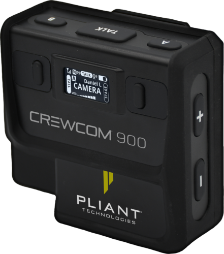 Pliant Technologies Introduces CrewCom Compact Radio Pack at NAB 2024