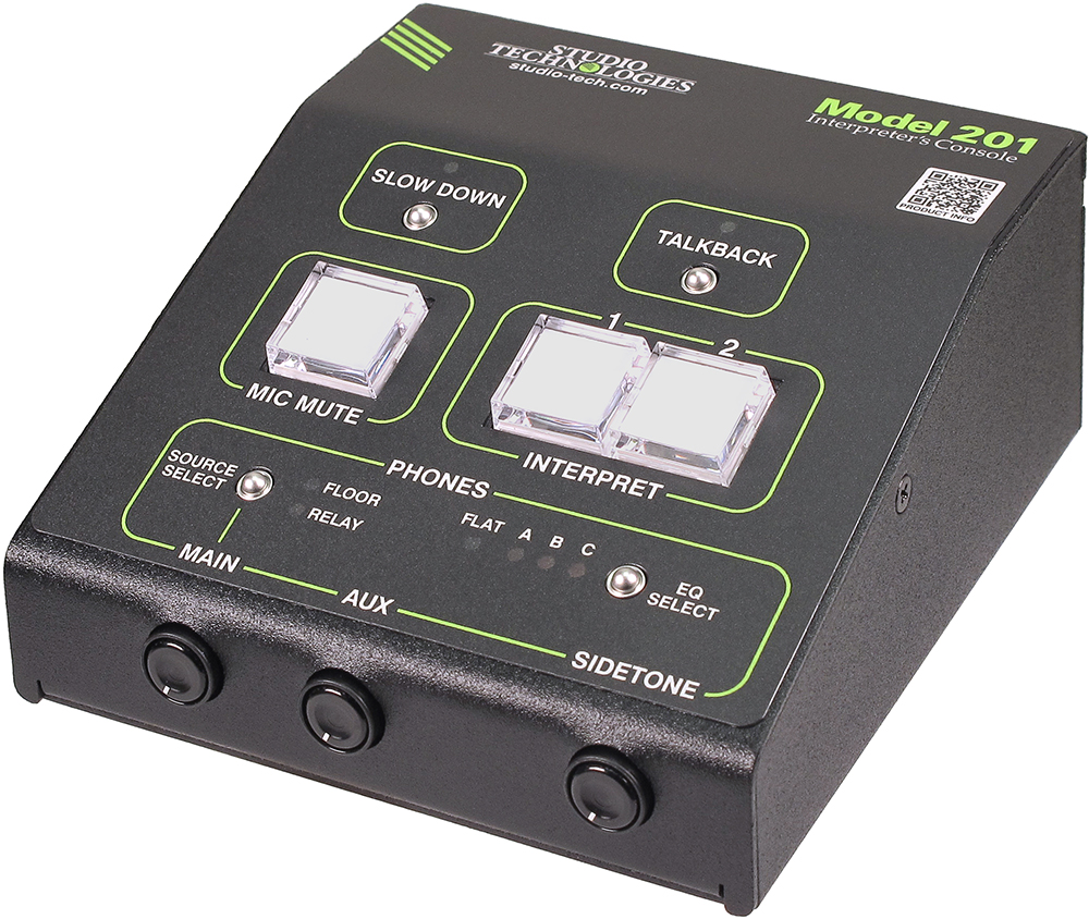 Studio Tech Operating Console Studio Technologies Model 201 Interpreter’s Console Now Shipping ...