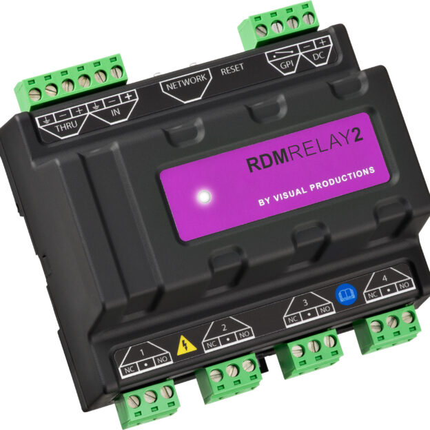 Visual Productions Unveils RdmRelay2 Four-channel Relay Control at InfoComm 2026